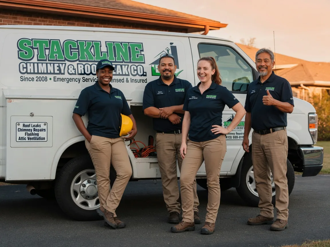 Chimney flashing repair company in Athens, IL